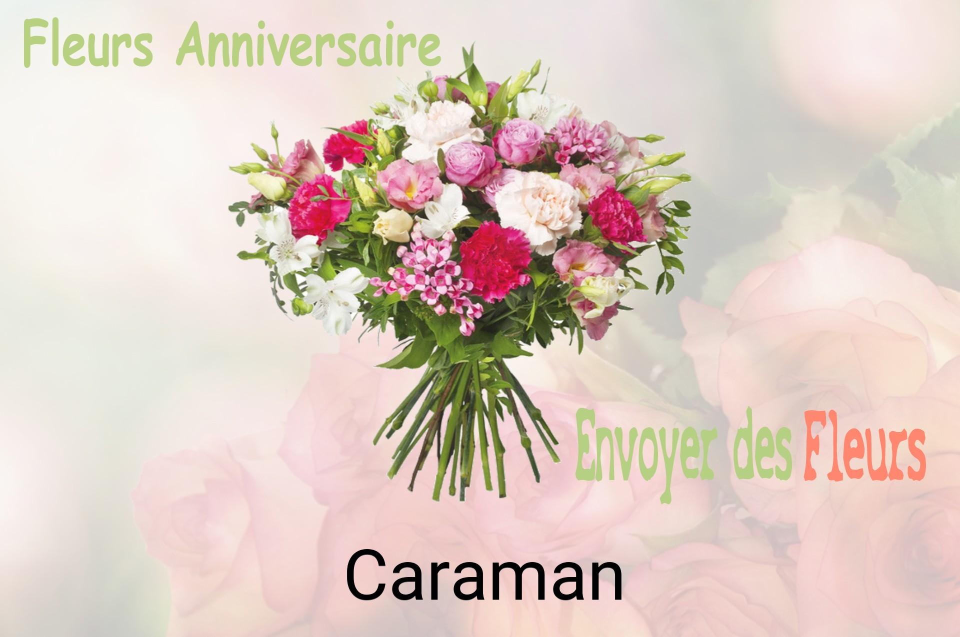 Bouquet de fleurs d’anniversaire livré à Caraman