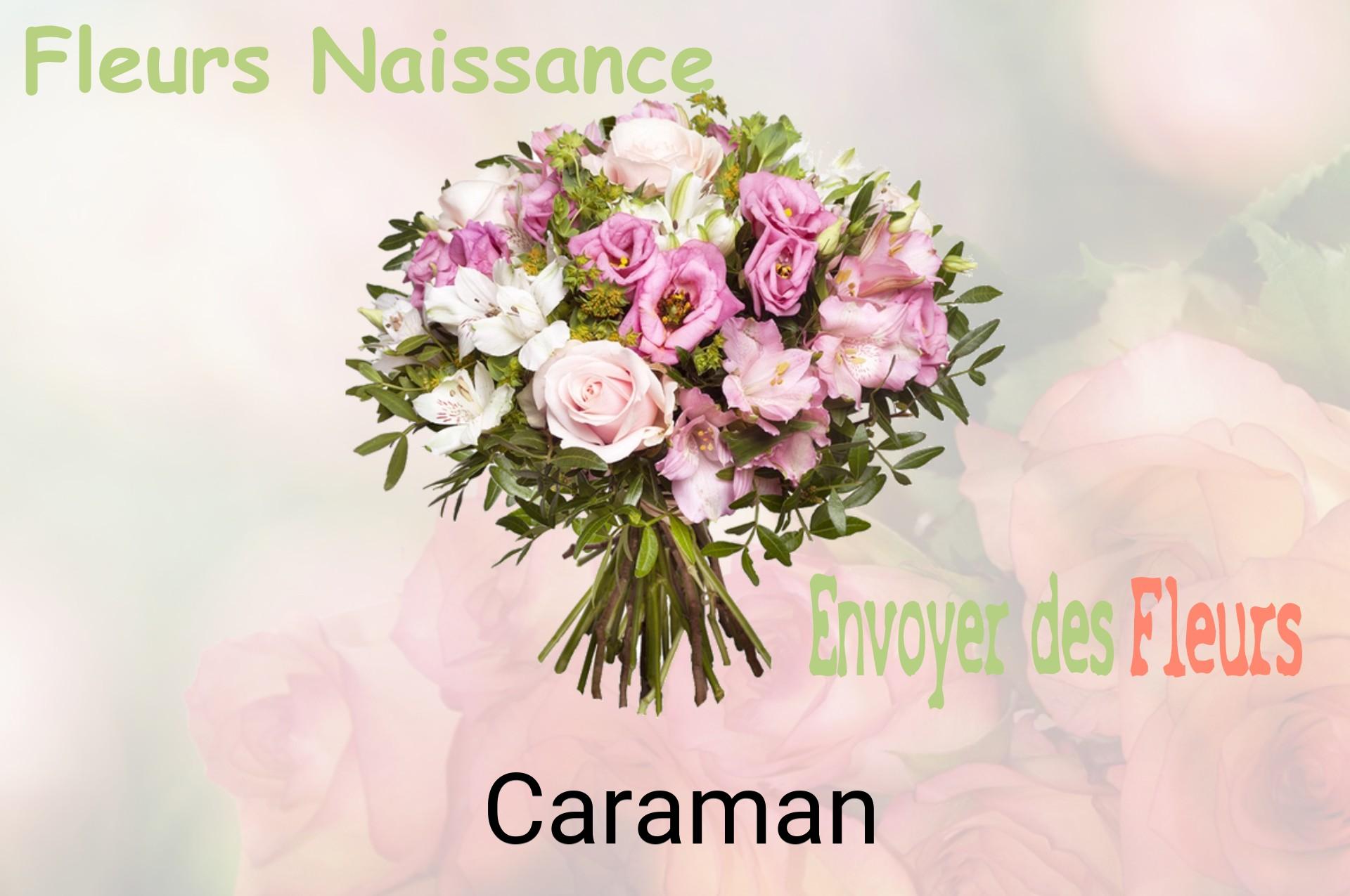 Bouquet de fleurs de naissance livré à Caraman