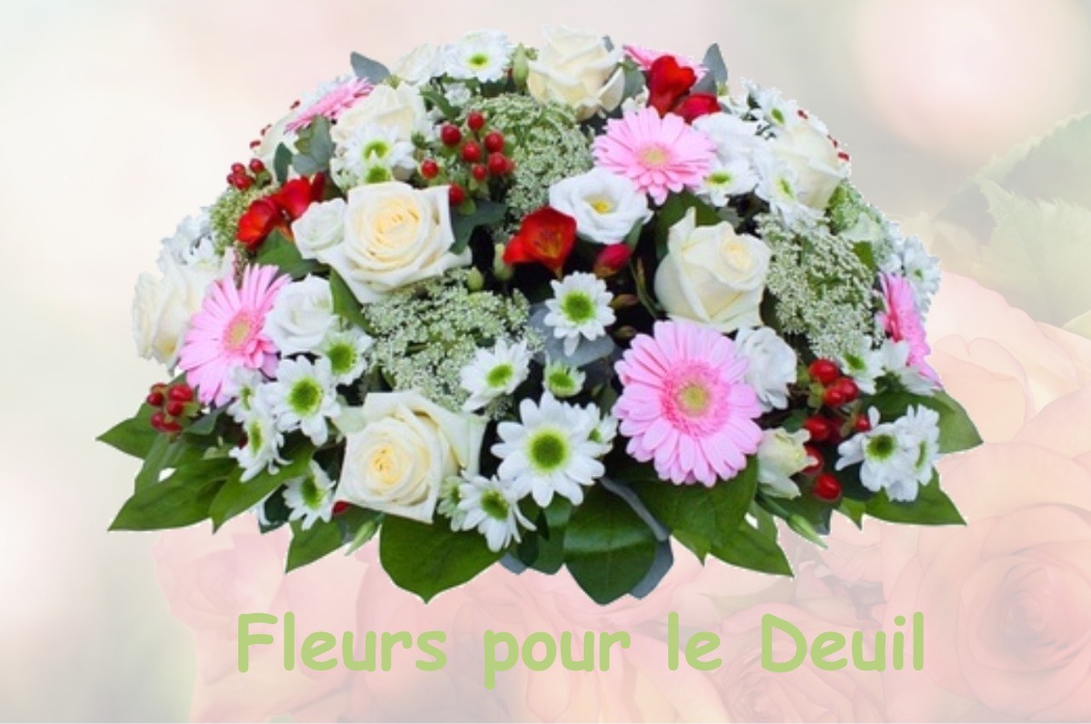 fleurs deuil CARAMAN